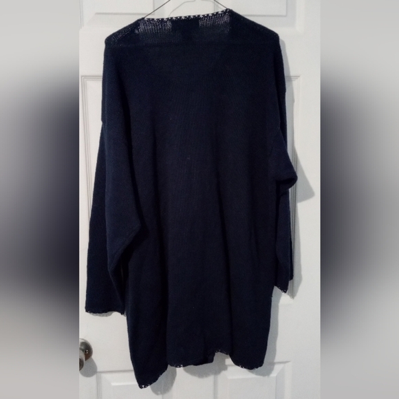 Lane Bryant Navy Floral Sweater - Picture 4 of 4